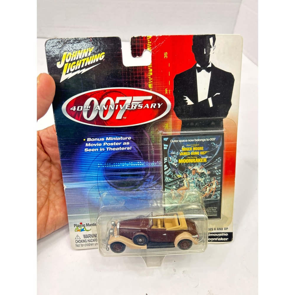 Johnny Lightning James Bond 007 Moonraker Hispano-Suiza 1:64 Diecast New